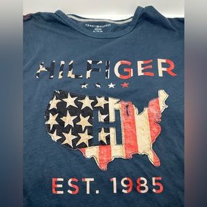 Vintage Tommy Hilfiger USA men’s tee American flag